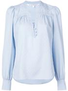 Veronica Beard V-neck Blouse - Blue