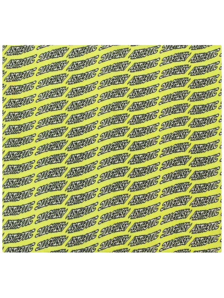 Diesel Patterned Scarf - Yellow
