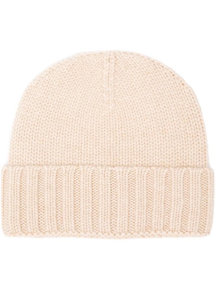 Entre Amis Entre Amis X Coroglio Ribbed Beanie - Neutrals