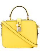Dolce & Gabbana Square Stud Shoulder Bag - Yellow & Orange