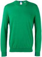 Paul Smith - Side Stripe Jumper - Men - Cotton - Xl, Green, Cotton