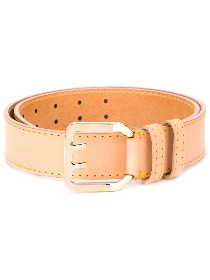 Dsquared2 Classic Belt, Women's, Size: 75, Nude/neutrals, Brass/leather
