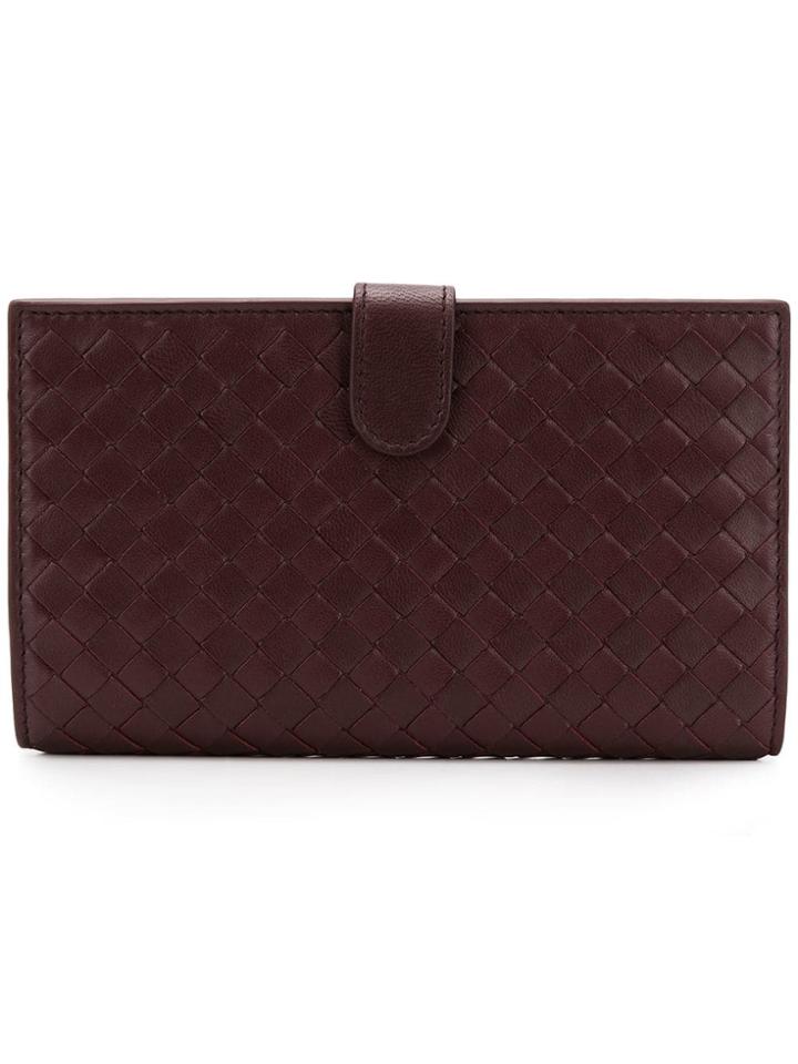 Bottega Veneta Square Shaped Purse - Red