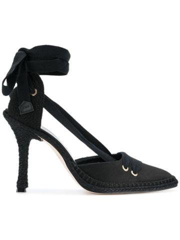 Castañer X Manolo Blahnik Espadrille Pumps - Black