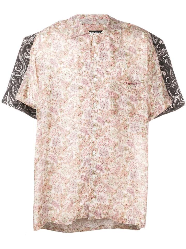 Y/project Paisley Print Shirt - Pink