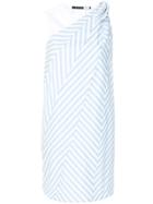 Sport Max Code 'cobea' Striped Dress - Blue
