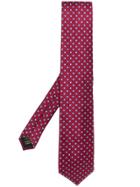Corneliani Geometric Pattern Tie - Red