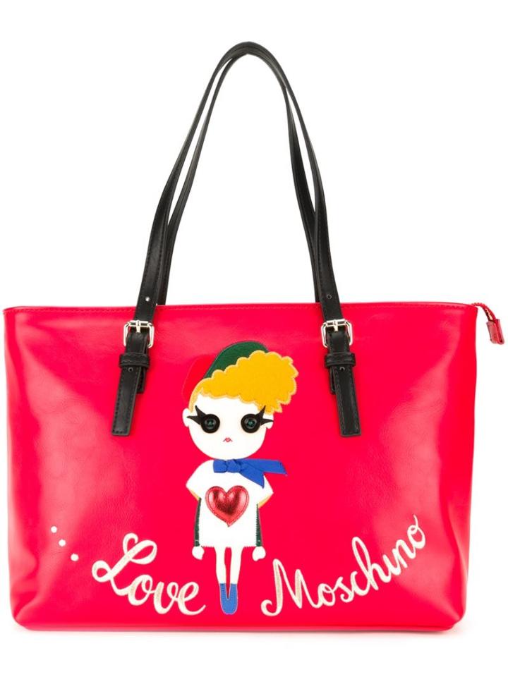 Love Moschino Girl Patch Tote