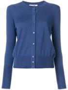 Snobby Sheep Ribbed Fitted Cardigan - Blue