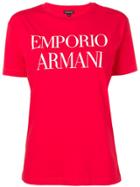 Emporio Armani Logo T-shirt - Red