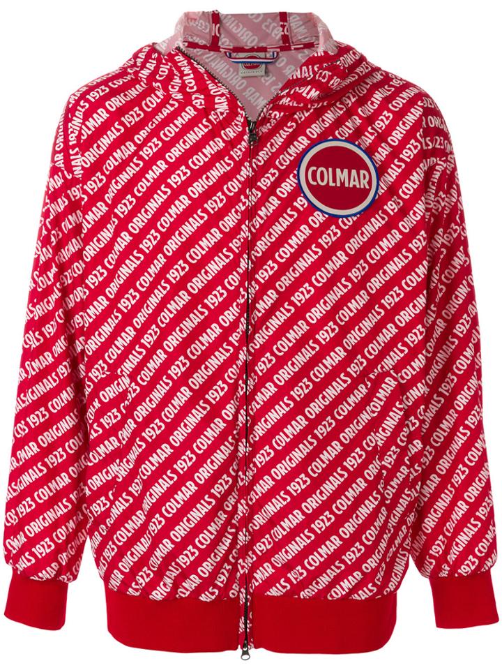 Colmar Logoed Sports Jacket - Red