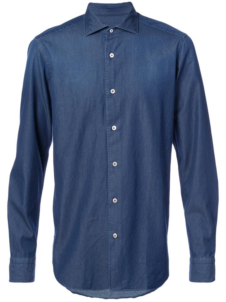 The Gigi Denim Shirt - Blue