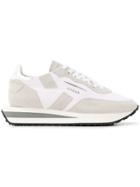 Ghoud Panelled Lace-up Sneakers - White