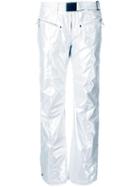 Kru Metallic (grey) Effect Trousers, Women's, Size: Large, Polyester