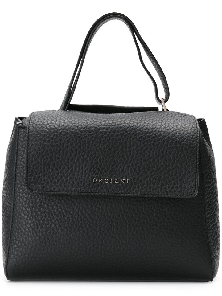 Orciani Square Shoulder Bag - Black