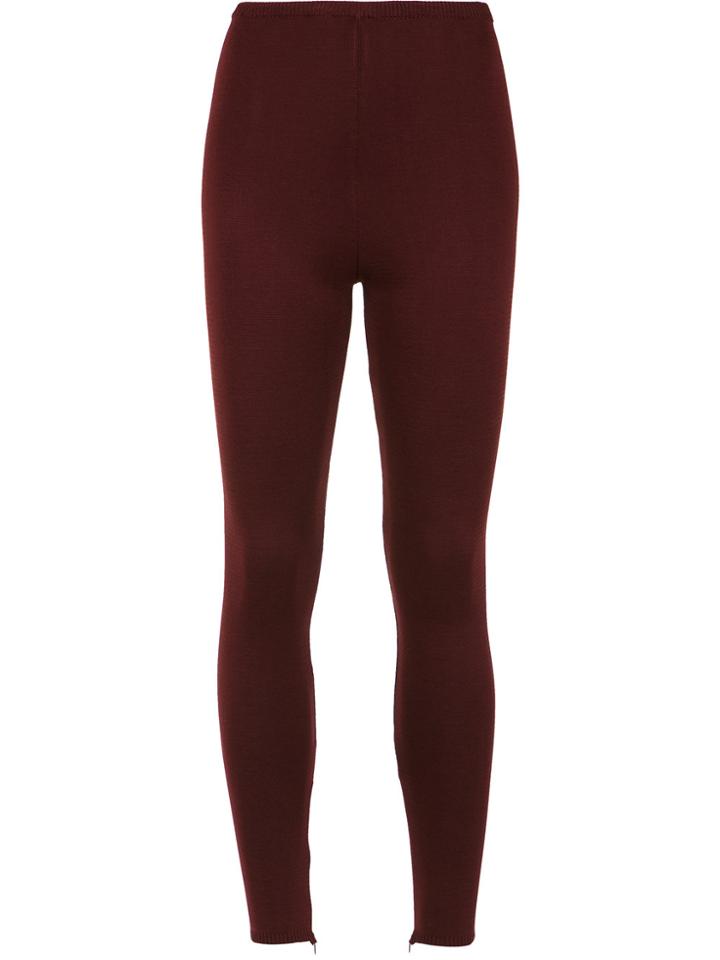 Nk Zip Legging - Red
