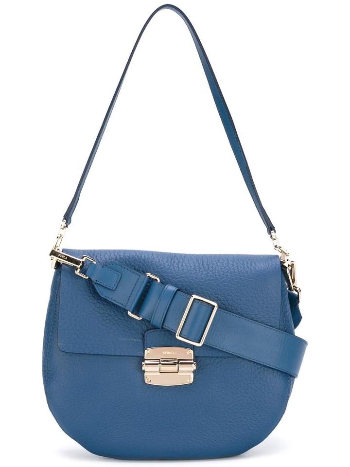 Furla Medium 'club' Crossbody Bag, Women's, Blue