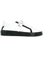 Philipp Plein Plaque Touch Strap Sneakers - White