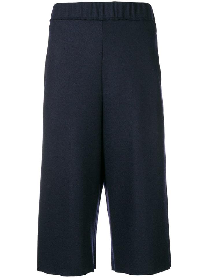 Jil Sander Straight-leg Culottes - Blue