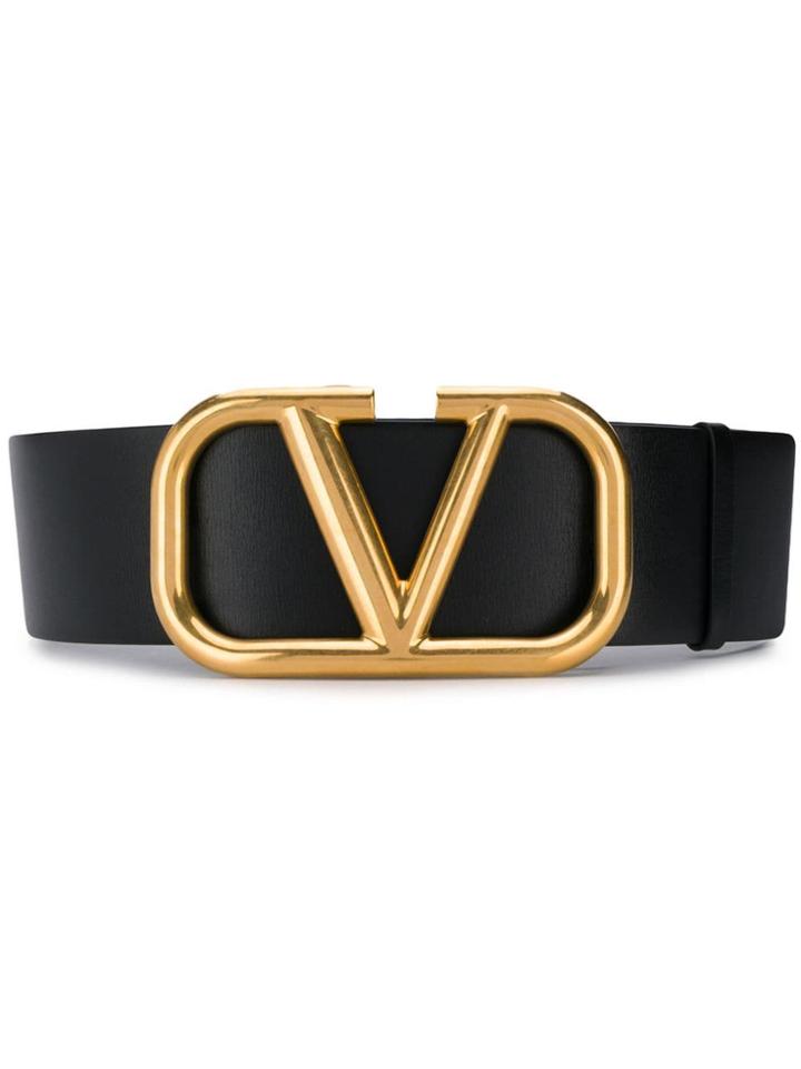 Valentino Valentino Garavani Go Logo Belt - Black