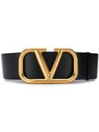 Valentino Valentino Garavani Go Logo Belt - Black