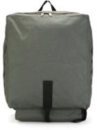 Comme Des Garçons Shirt Rectangular Zip Backpack, Grey, Nylon