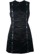 Nicopanda Logo Print Dress, Women's, Size: 2, Black, Polyester/nylon/spandex/elastane