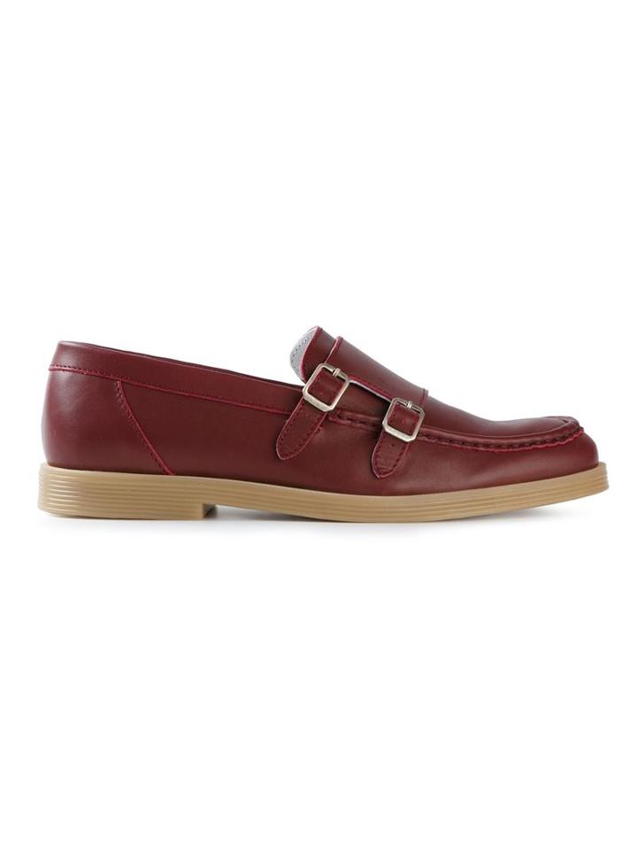 Swear Logan 15 Loafers, Men's, Size: 42, Red, Leather/rubber