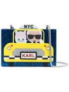 Karl Lagerfeld Karl Nyc Taxi Clutch - Blue