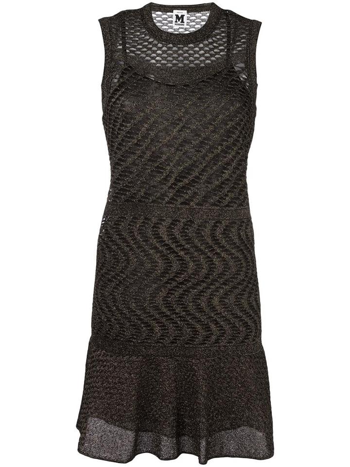 M Missoni Knitted Dress, Women's, Size: 44, Black, Polyamide/polyester