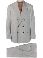 Brunello Cucinelli Double-breasted Suit - Grey