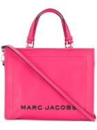 Marc Jacobs Contrast Logo Tote - Pink