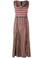 Rossella Jardini - Striped Dress - Women - Cotton/polyester/viscose - 42, Cotton/polyester/viscose