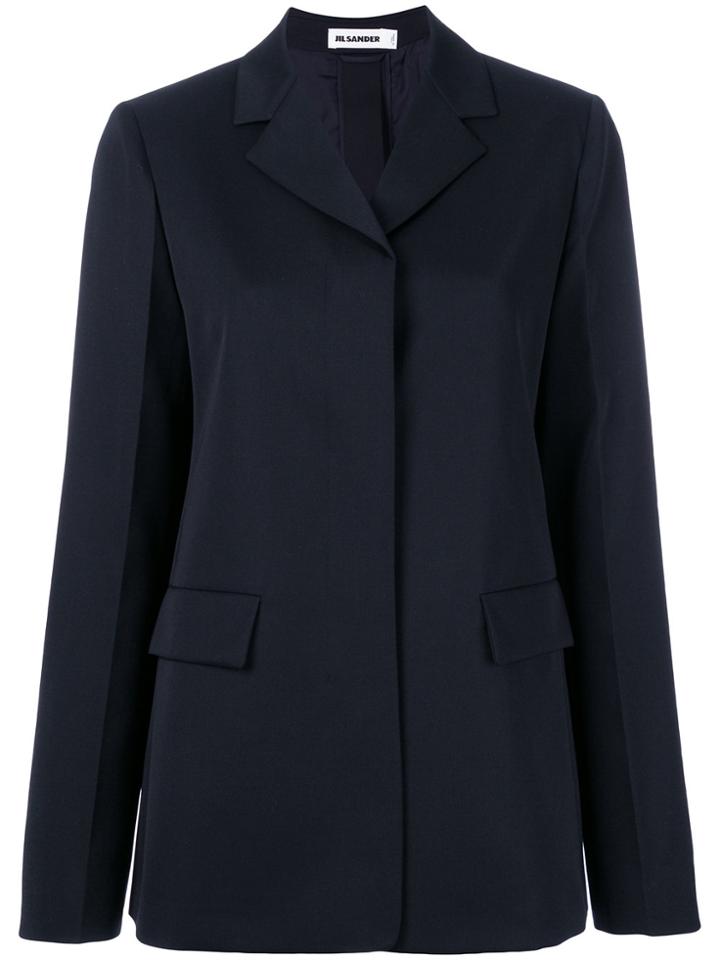 Jil Sander Swing Fit Blazer - Blue