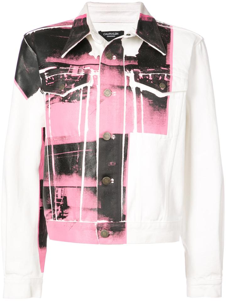 Calvin Klein 205w39nyc Little Electric Chair Denim Jacket - White
