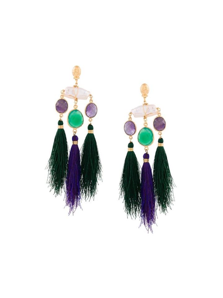 Gas Bijoux 'bella Vista' Earrings, Women's, Metallic