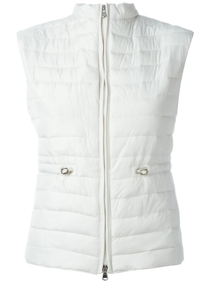 Eleventy Padded Gilet, Women's, Size: L, Nude/neutrals, Polyester