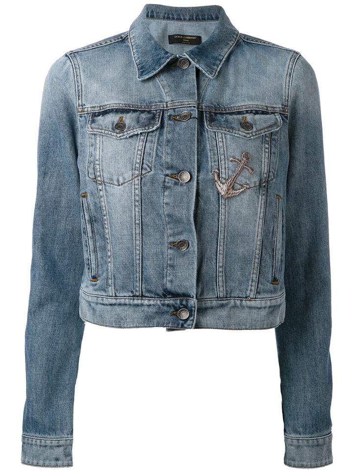 Dolce & Gabbana - Denim Jacket - Women - Cotton - 44, Women's, Blue, Cotton