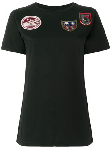Mr & Mrs Italy Patched T-shirt - Black