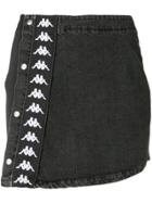 Kappa Logo Fitted Mini Skirt - Black