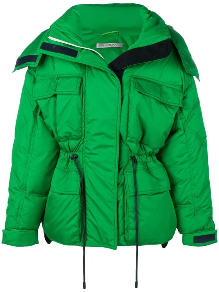 Sportmax Padded Jacket - Green