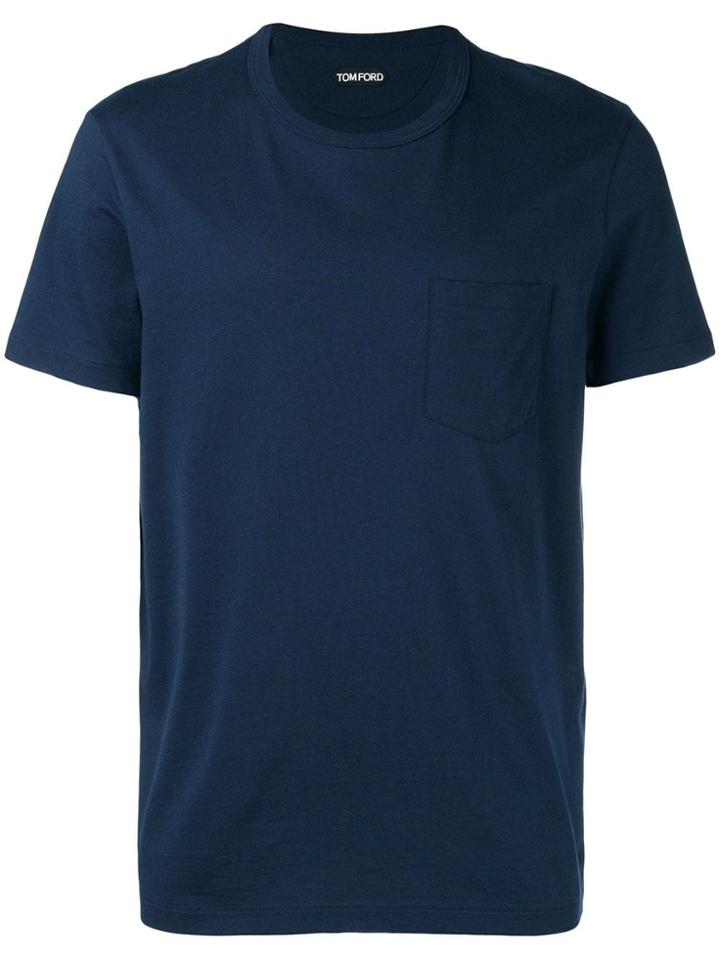 Tom Ford Chest Pocket T-shirt - Blue