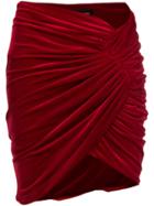 Alexandre Vauthier Fitted Short Skirt - Red