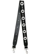 Kate Cate Embellished Bag Strap - Black
