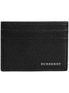 Burberry Grainy Leather Card Case - Black