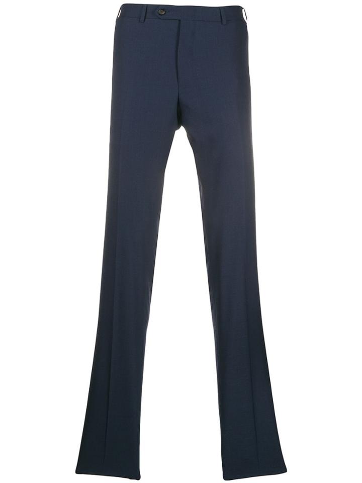 Canali Tailored Suit Trousers - Blue