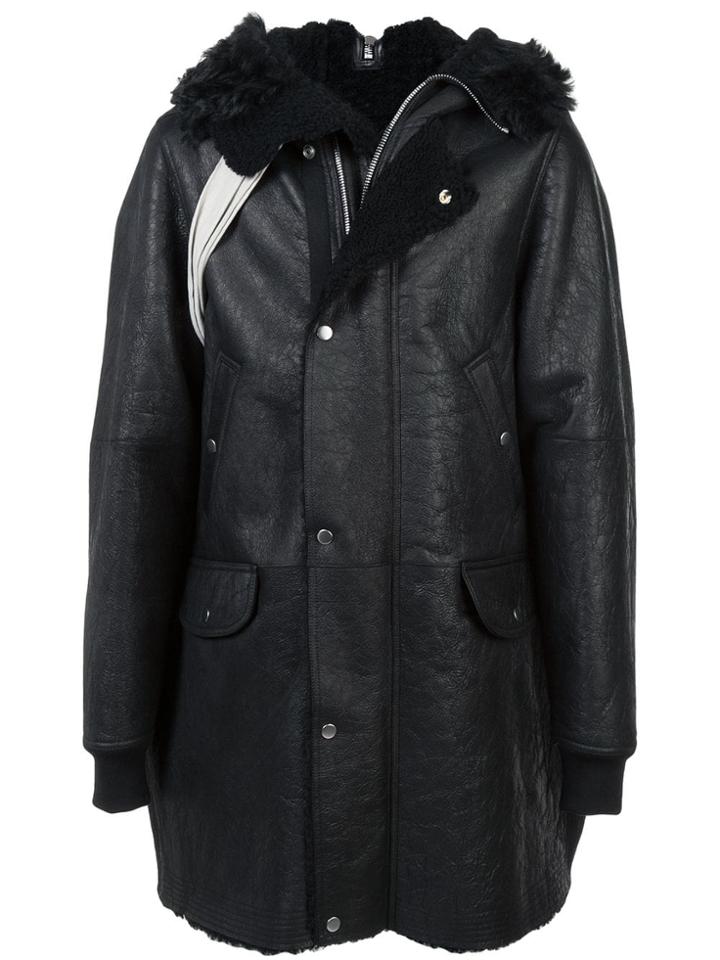 Rick Owens Jumbo Brother Parka - Black