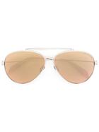 Alexander Mcqueen Eyewear 'piercing Shield' Aviator Sunglasses -