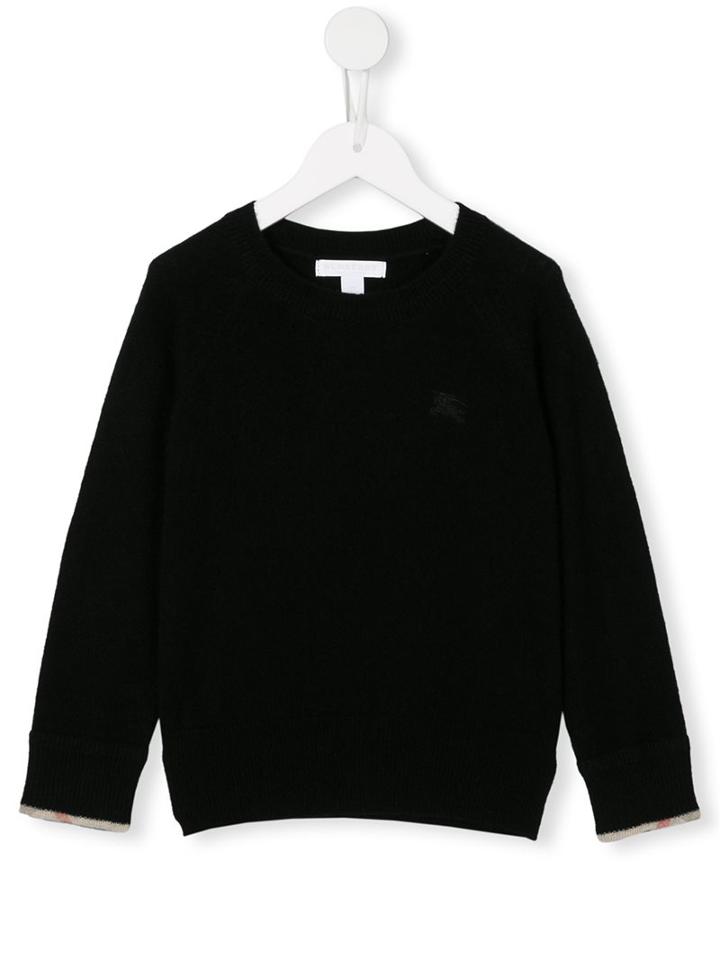 Burberry Kids 'georgey' Jumper, Girl's, Size: 10 Yrs, Black