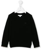 Burberry Kids 'georgey' Jumper, Girl's, Size: 10 Yrs, Black